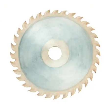 Water color illustrative image of a generic 12 in., 60T Metal Cutting Circular Saw Blade