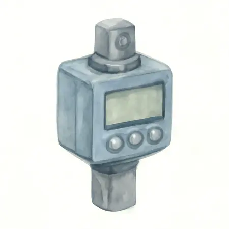 Water color illustrative image of a generic 1/2 in.  Drive 25-250 ft. lb. Digital Torque Adapter