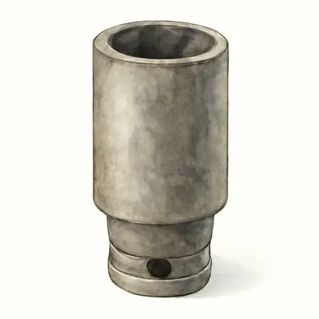 Water color illustrative image of a generic 1/2 in. Drive SAE Impact Deep Socket Set, 10-Piece