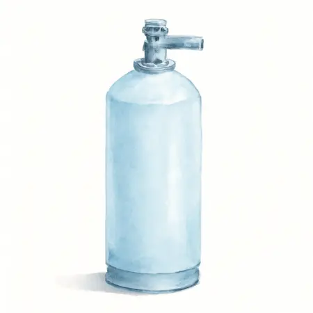 Water color illustrative image of a generic 12 oz. Refrigerant