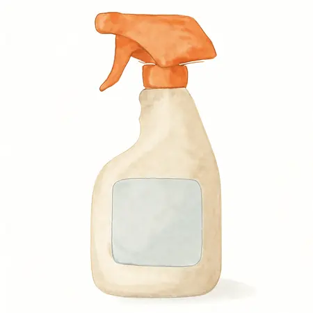 Water color illustrative image of a generic 12 oz. SURFACE SHIELD Rust Protectant