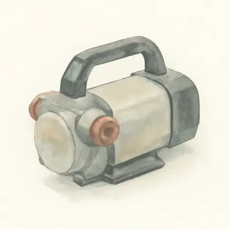 Water color illustrative image of a generic PITTSBURGH 12V Diesel Transfer Pump