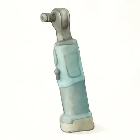 Water color illustrative image of a generic 12V Cordless 3/8 in. Ratchet - Tool Only