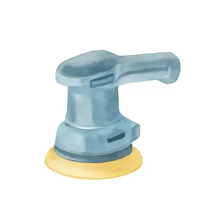 Water color illustrative image of a generic 12V Cordless Variable Speed Polisher/Sander - Tool Only