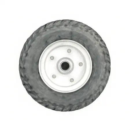Water color illustrative image of a generic 13 in. Pneumatic Tire with White Hub