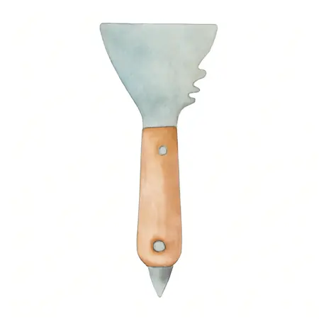 Water color illustrative image of a generic 14-In-1 Painters Tool