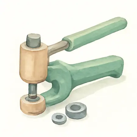 Water color illustrative image of a generic PITTSBURGH 14 Piece Hydraulic Punch Driver Kit