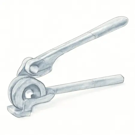 Water color illustrative image of a generic 1/4 in. - 3/8 in. Tubing Bender