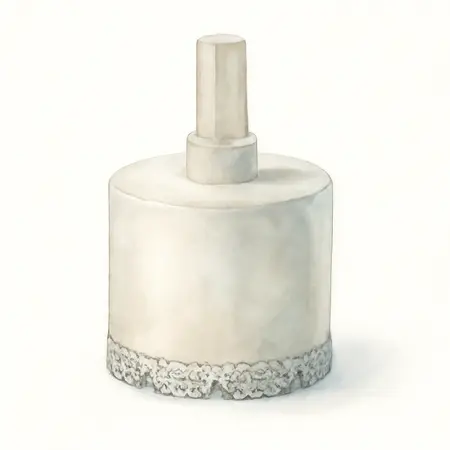 Water color illustrative image of a generic 1/4 in. Diamond Grit Hole Saw