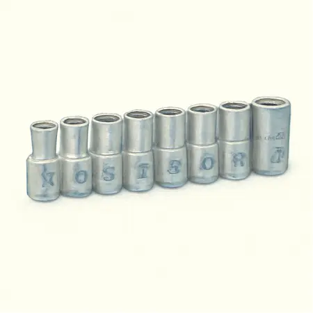 Water color illustrative image of a generic 1/4 in. Drive Metric Chrome Socket Set, 10 Pc.