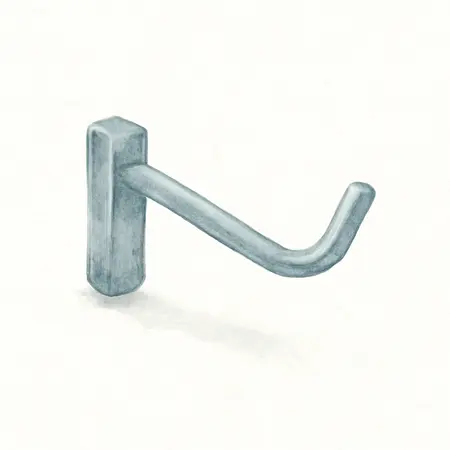 Water color illustrative image of a generic 1/4 in. Pegboard Hooks, 32 Piece