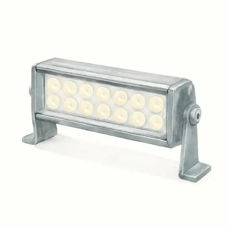 Water color illustrative image of a generic 14 in. Spot/Flood Combo LED Light Bar