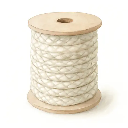 Water color illustrative image of a generic 1/4 in. x 100 ft. Nylon-Poly Diamond Braid Rope