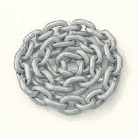 Water color illustrative image of a generic 1/4 in. x 35 ft. Chain Coil