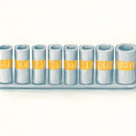Water color illustrative image of a generic 1/4 in. Drive SAE High-Visibility Socket Set, 10-Piece