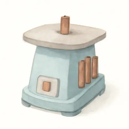 Water color illustrative image of a generic 14 in. Oscillating Spindle Sander