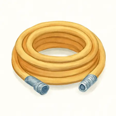 Water color illustrative image of a generic 1/4 in. x 100 ft. Polyurethane Air Hose