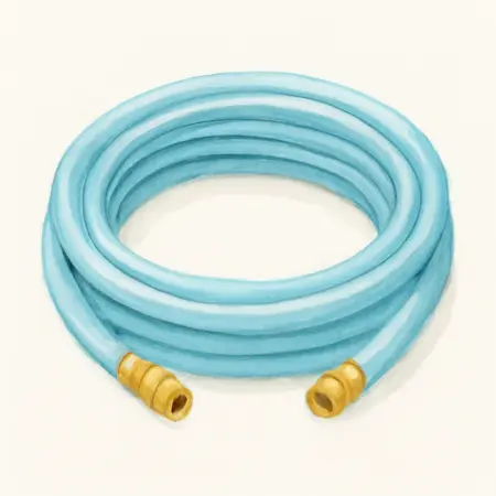 Water color illustrative image of a generic 1/4 in. x 50 ft. Poly Air Hose