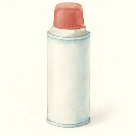 Water color illustrative image of a generic 14 oz. Brakleen Non-Chlorinated Brake Parts Cleaner