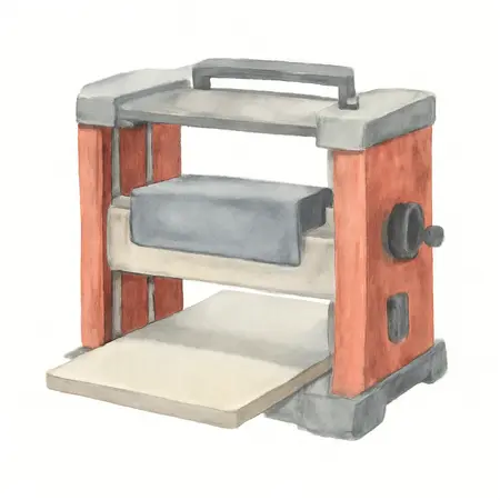 Water color illustrative image of a generic 15 Amp 12-1/2 in. Portable Thickness Planer