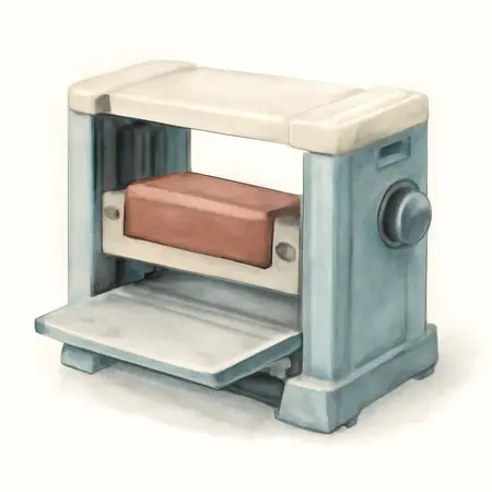 Water color illustrative image of a generic 15 Amp, 12-1/2 in. Portable Thickness Planer