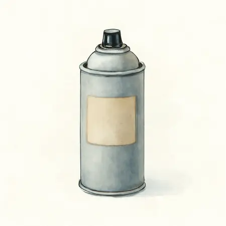 Water color illustrative image of a generic 15 Oz Truck Bed Coating Spray