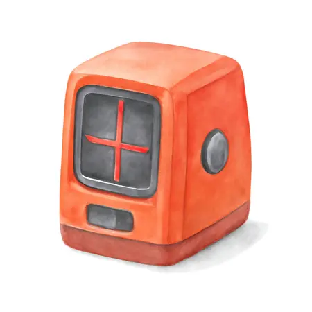 Water color illustrative image of a generic 16 Ft. Tile/Flooring Laser Level
