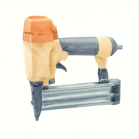 Water color illustrative image of a generic 16 Gauge Finish Air Nailer