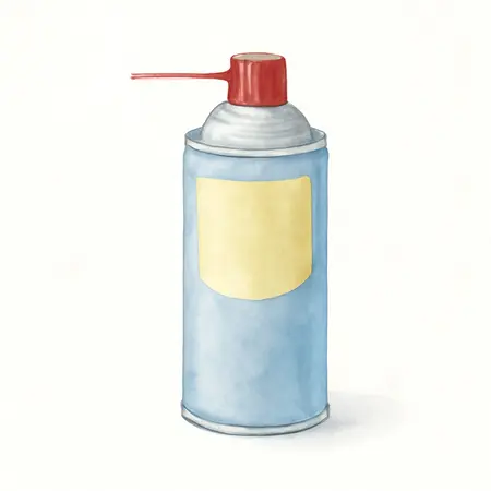 Water color illustrative image of a generic 16 Oz. Multi-Use Lubricant