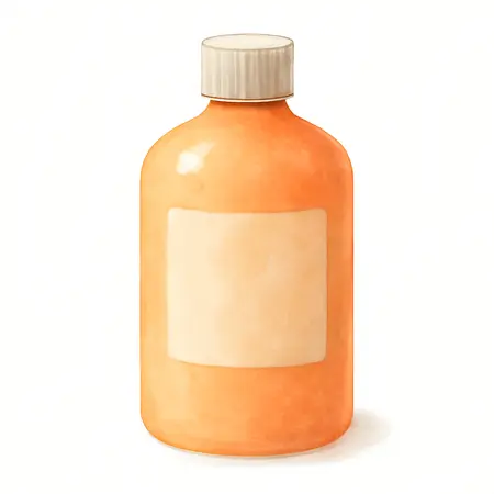 Water color illustrative image of a generic 16 Oz. Orange Hand Cleaner