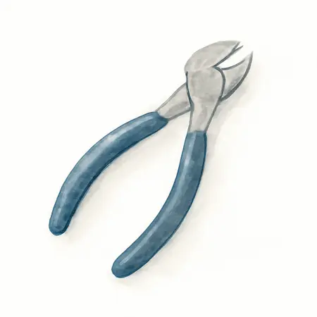 Water color illustrative image of a generic 16 in. End Nipper