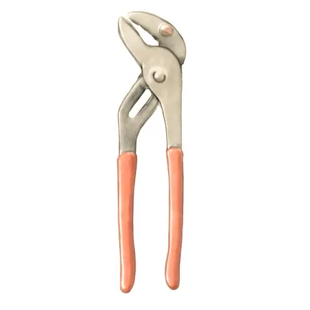 Water color illustrative image of a generic 16 in. High Performance V-Jaw Groove Joint Pliers