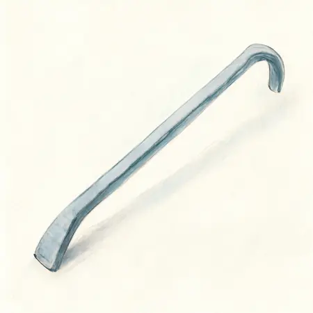 Water color illustrative image of a generic 16 in. Pry Bar