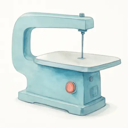 Water color illustrative image of a generic 16 in. Variable-Speed Scroll Saw