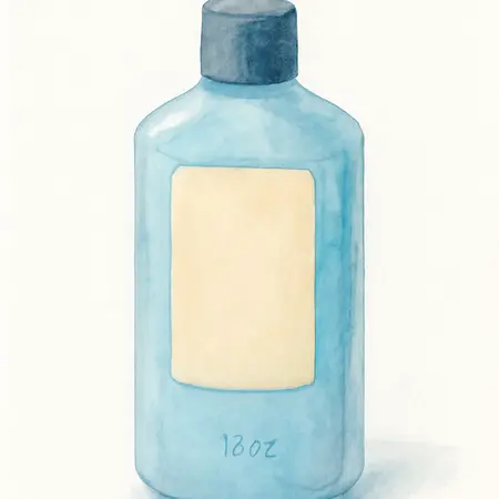 Water color illustrative image of a generic 16 oz. Hybrid Ceramic Liquid Wax