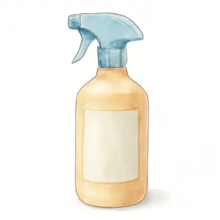 Water color illustrative image of a generic 16 oz. Supreme Shine Hi-Gloss Protectant