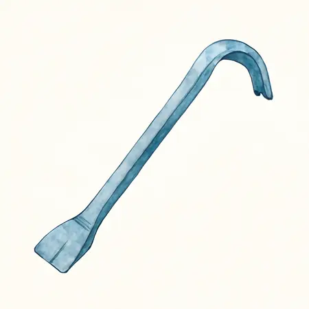 Water color illustrative image of a generic 17 in. Offset Ripping Chisel