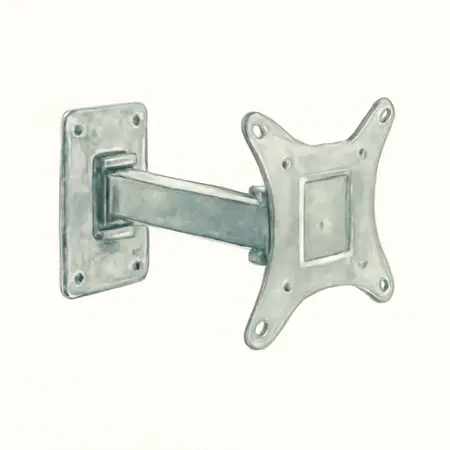 Water color illustrative image of a generic 17 in. to 42 in. Swivel/Tilt TV Wall Mount