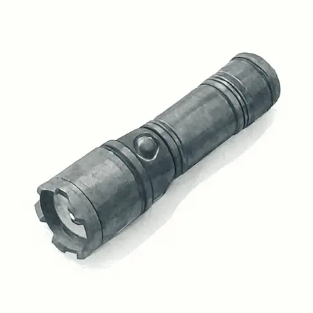 Water color illustrative image of a generic 1800 Rechargeable Tactical Light
