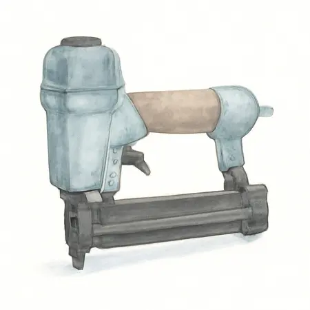 Water color illustrative image of a generic 18 Gauge, 2-in-1 Brad Nailer and Narrow Crown Stapler