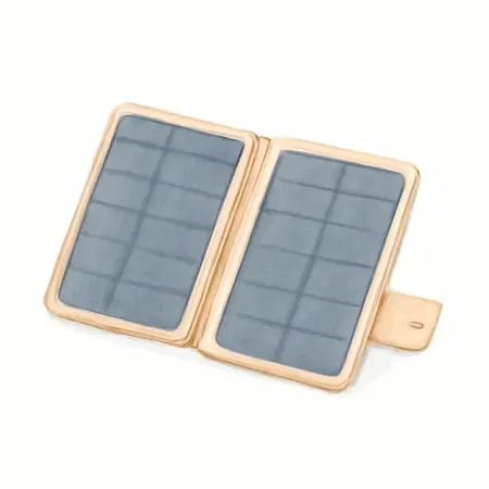 Water color illustrative image of a generic 18 Watt Foldable Solar Panel