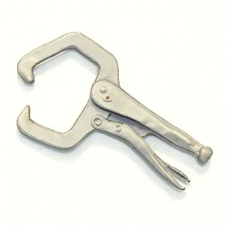 Water color illustrative image of a generic 18 in. C-Clamp Locking Pliers