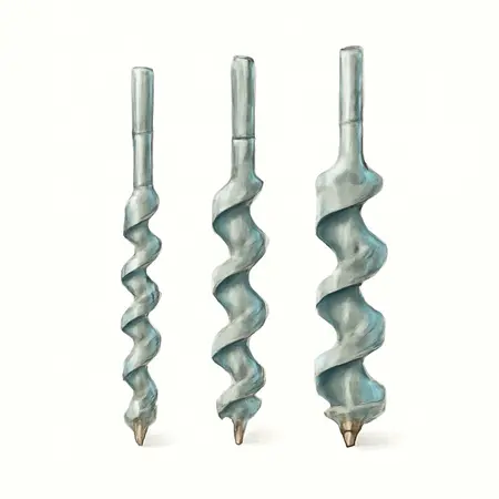 Water color illustrative image of a generic 18 in. Ship Auger Bit Set, 3 Piece