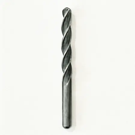 Water color illustrative image of a generic 1/8 in. x 12 in. Black Oxide Extended Length Drill Bit