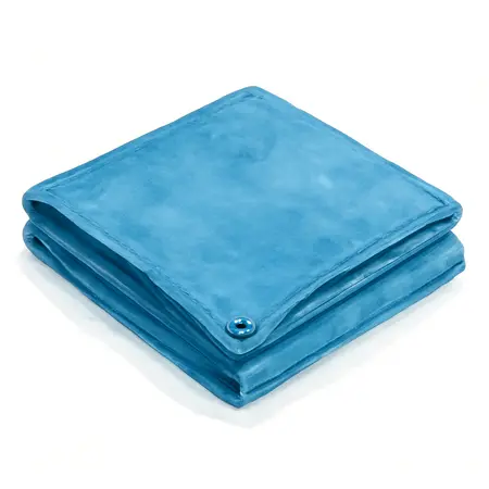 Water color illustrative image of a generic HFT 19 ft. x 19 ft. 6 in. Blue All-Purpose/Weather-Resistant Tarp