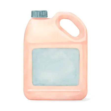 Water color illustrative image of a generic 1 Gal Antifreeze And Coolant 50/50