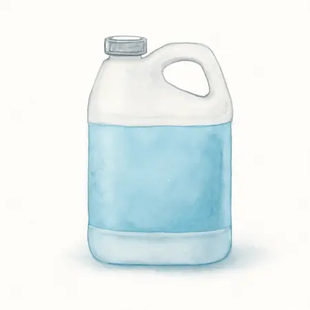 Water color illustrative image of a generic 1 gallon Hyper-Wash