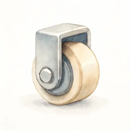 Water color illustrative image of a generic 1 in. Roller Ball Bearing