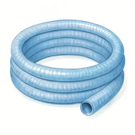 Water color illustrative image of a generic 1 in. x 20 ft. PVC Intake Hose