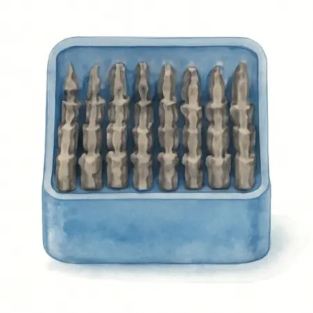 Water color illustrative image of a generic HERCULES 1 in. Impact-Rated Security Bit Set, 100-Piece